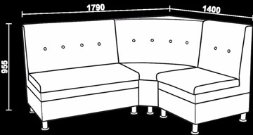 Кухонный угловой диван Нео КМ-05 ДУ в Тамбове - предосмотр 2